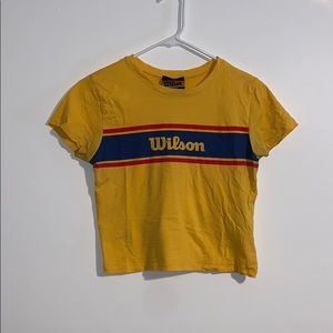 Wilson cropped tee